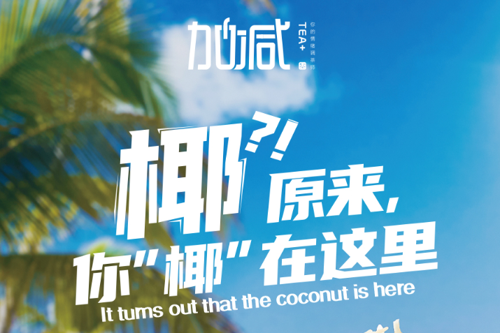 加减椰子系列新品火爆上市